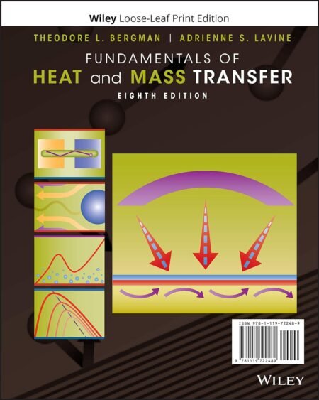 Solutions Manual for Fundamentals of Heat and Mass Transfer, 8th Edition By Bergman, Lavine, Incropera, DeWitt