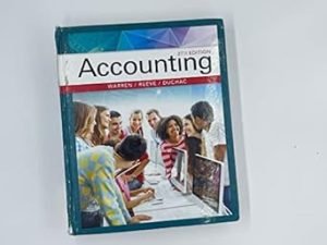 Solutions Manual for Accounting, Volume1, 2nd Canadian Edition By WarrenReeve Duchac