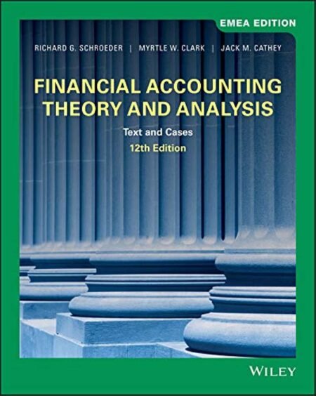 Solutions Manual for Financial Accounting Theory and Analysis Text and Cases 12th Edition By Richard Schroeder Myrtle Clark Jack Cathey