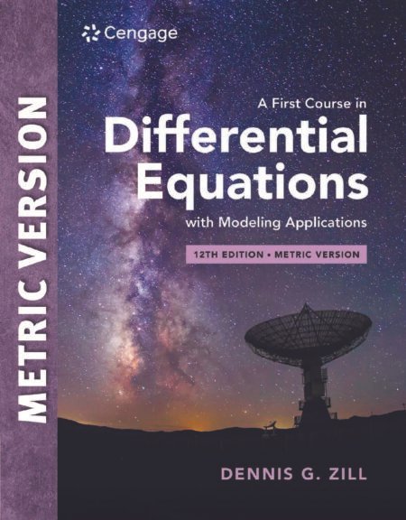 eBook A First Course in Differential Equations with Modeling Applications 12th Edition By Dennis Zill