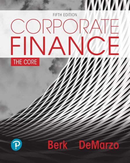 eBook (Scan) Corporate Finance 5th Canadian Edition By Jonathan Berk, David Stangeland, Peter DeMarzo