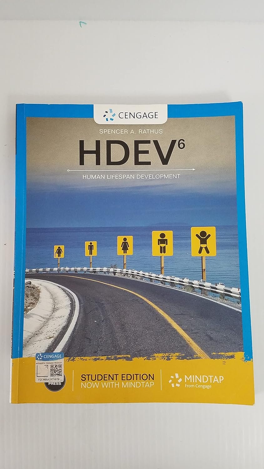 HDEV 6th Edition By Spencer Rathus